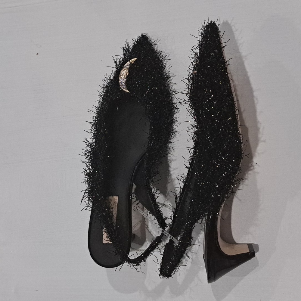 New Antonio Melani x Elizabeth Damrich Moon Boucle Slingback Pumps - Picture 5 of 8